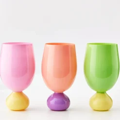 GigiandTom Aden Wine Glass Pink* Wine Glasses