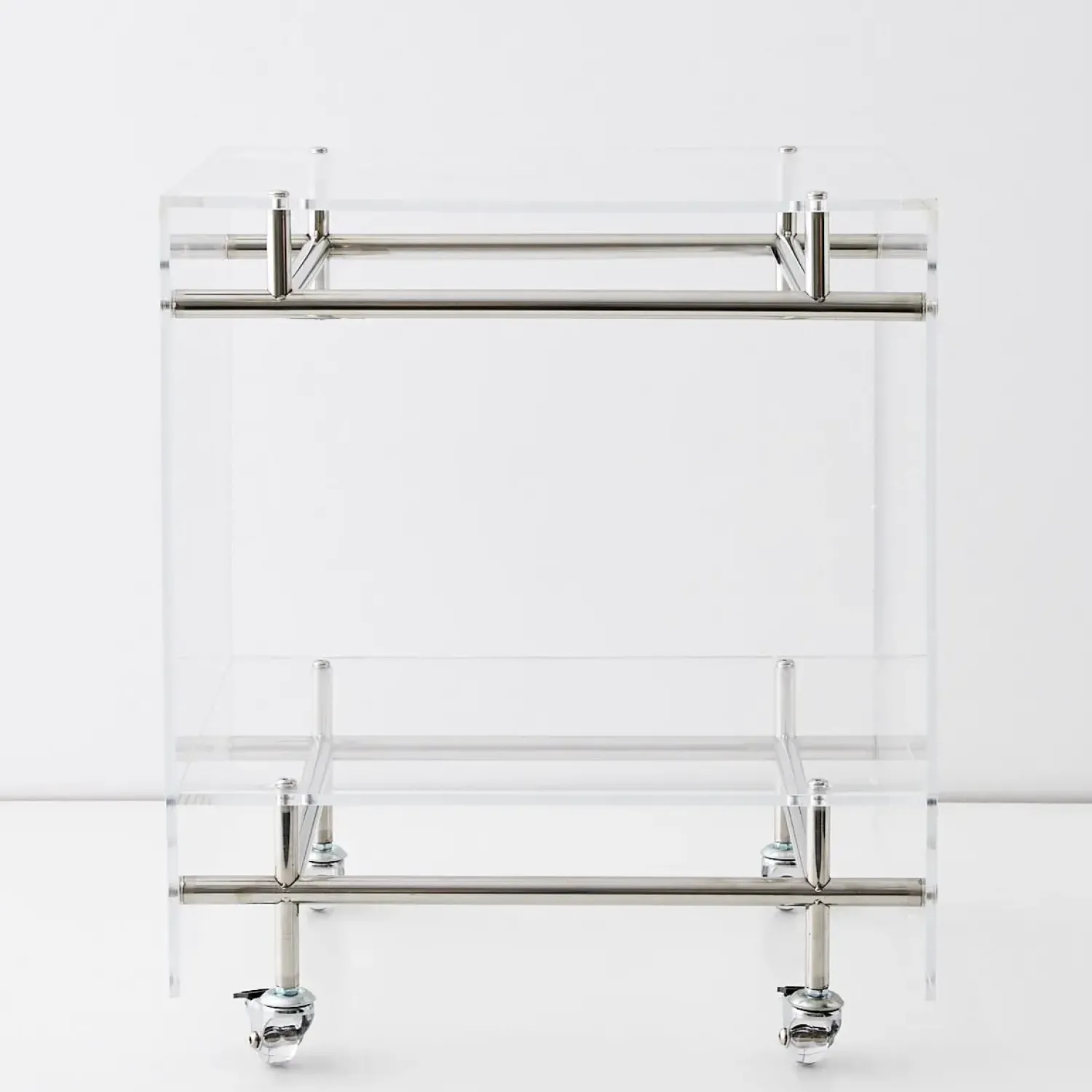 GigiandTom Bauhaus Acrylic Bar Cart Silver* Bar Tools & Accessories