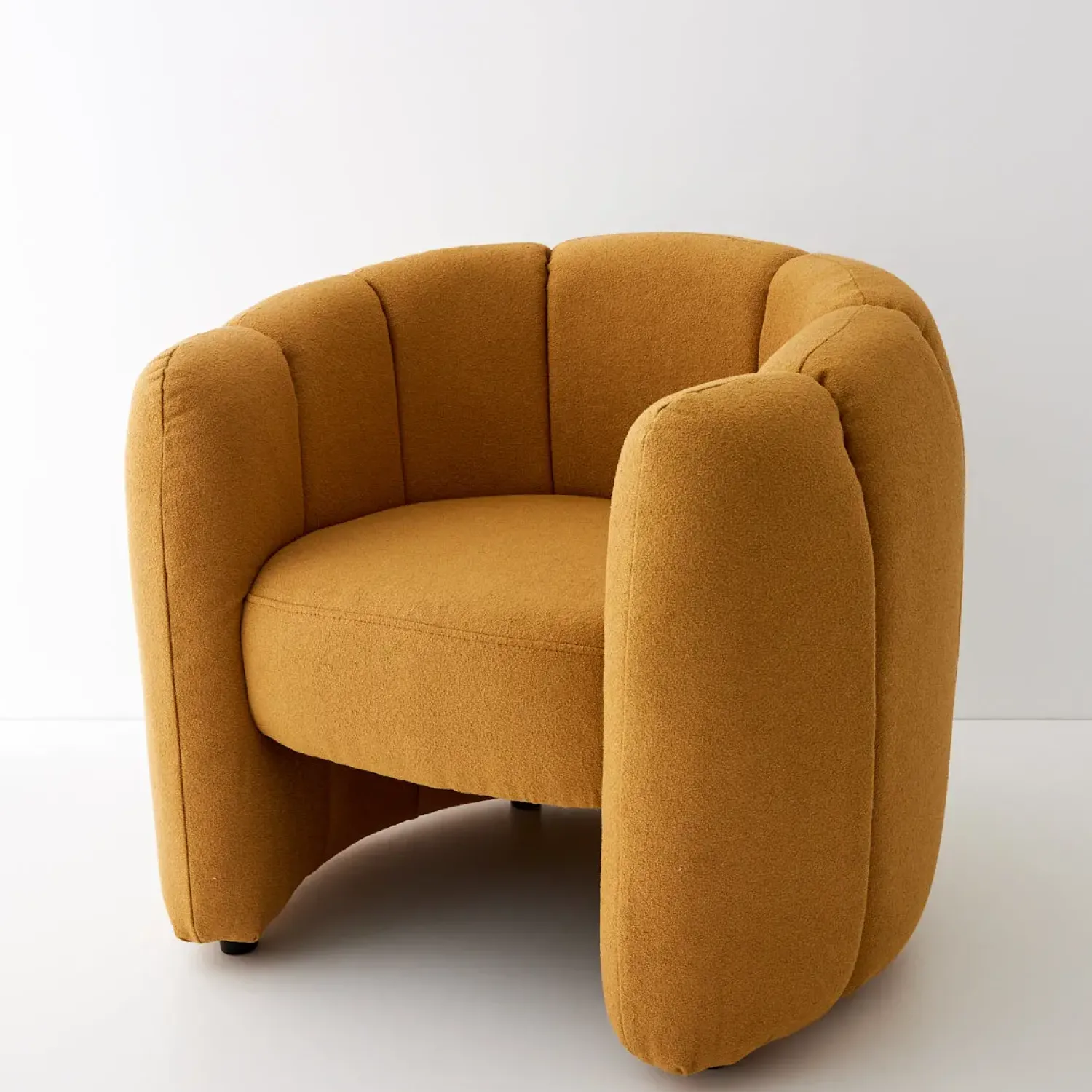 GigiandTom Bloom Boucle Accent Chair Mustard* Furniture