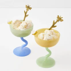 GigiandTom Bumble Cocktail Glass Green/Blue* Cocktail Glasses