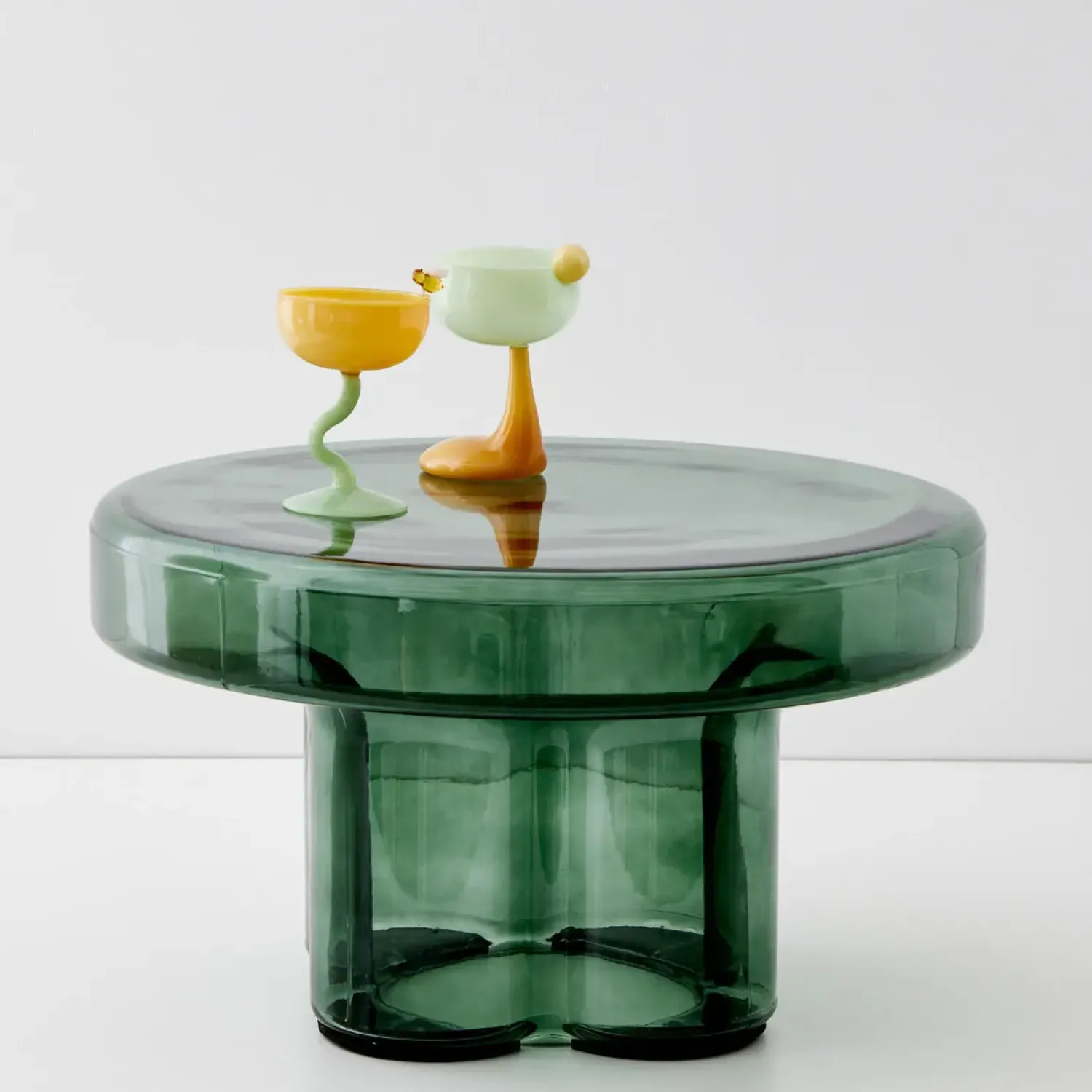 GigiandTom Bumble Cocktail Glass Yellow/Green* Cocktail Glasses