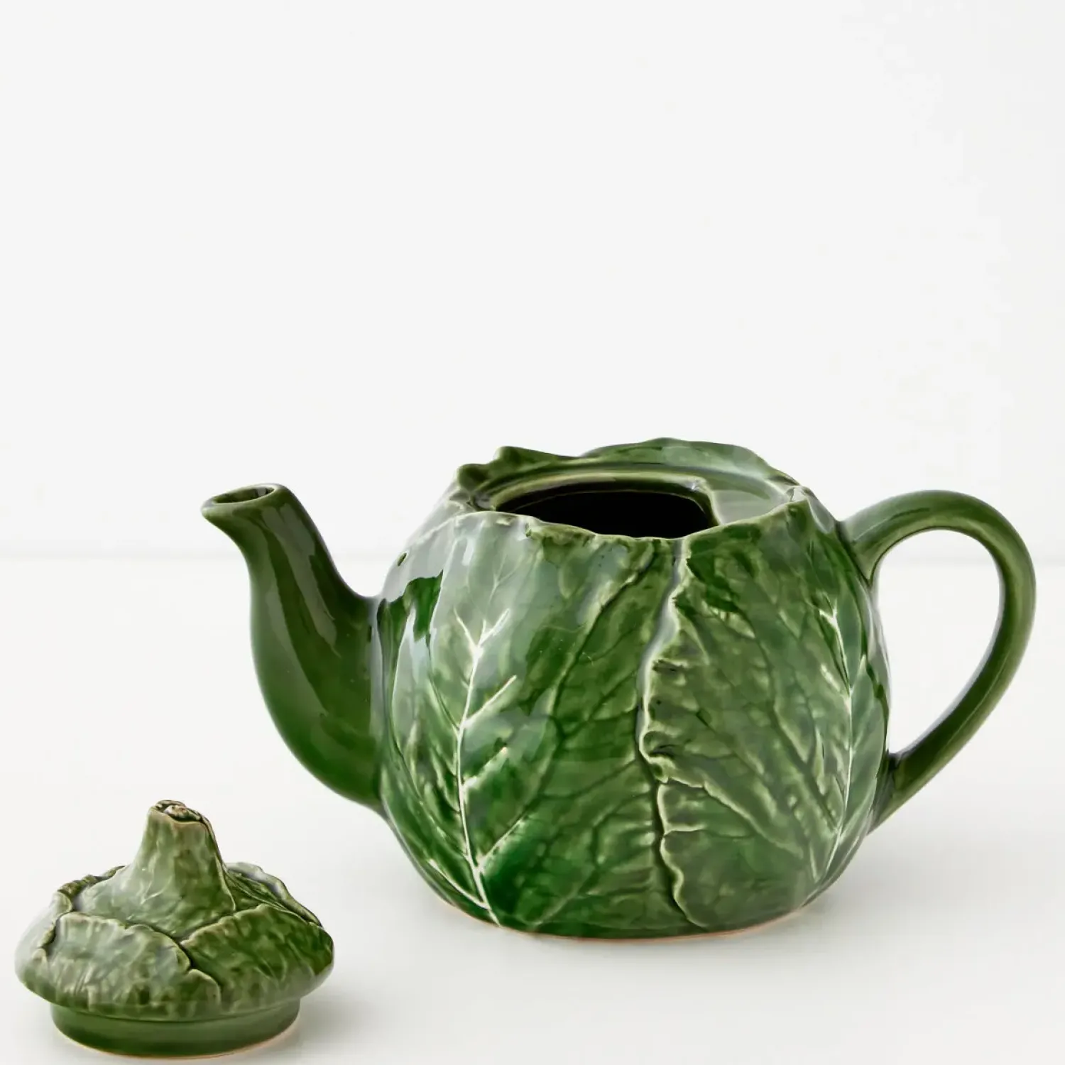 GigiandTom Cabbage Ceramic Tea Pot Green* Tableware