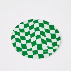 GigiandTom Check Acrylic Coaster Green* Tableware