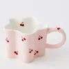 GigiandTom Cherry Ceramic Mug Pink* Mugs & Teacups