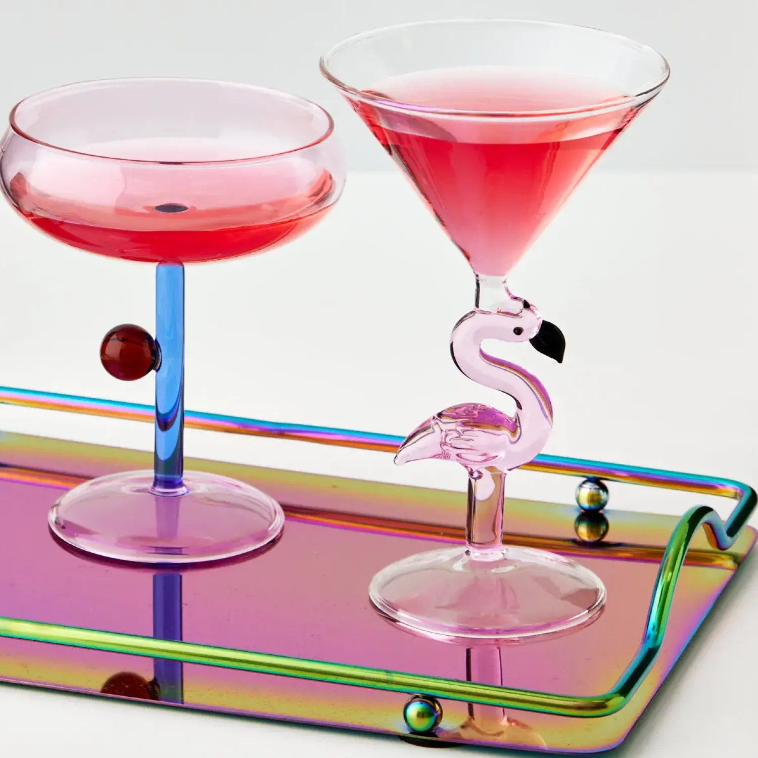 GigiandTom Flamingo Stem Cocktail Glass* Cocktail Glasses