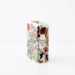 GigiandTom Looking Glass Ceramic Book Vase White* Vases