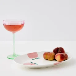 GigiandTom Peachy Keen Ceramic Serving Platter* Serveware