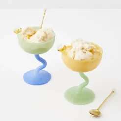 GigiandTom Quartz Brass Dessert Tea Spoon Set* Tableware