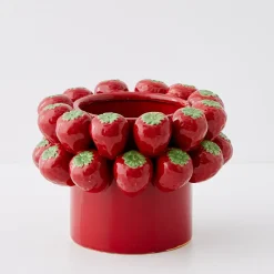 GigiandTom Strawberry Bouquet Ceramic Vase* Vases