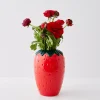 GigiandTom Strawberry Glazed Ceramic Vase* Vases