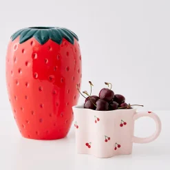 GigiandTom Strawberry Glazed Ceramic Vase* Vases
