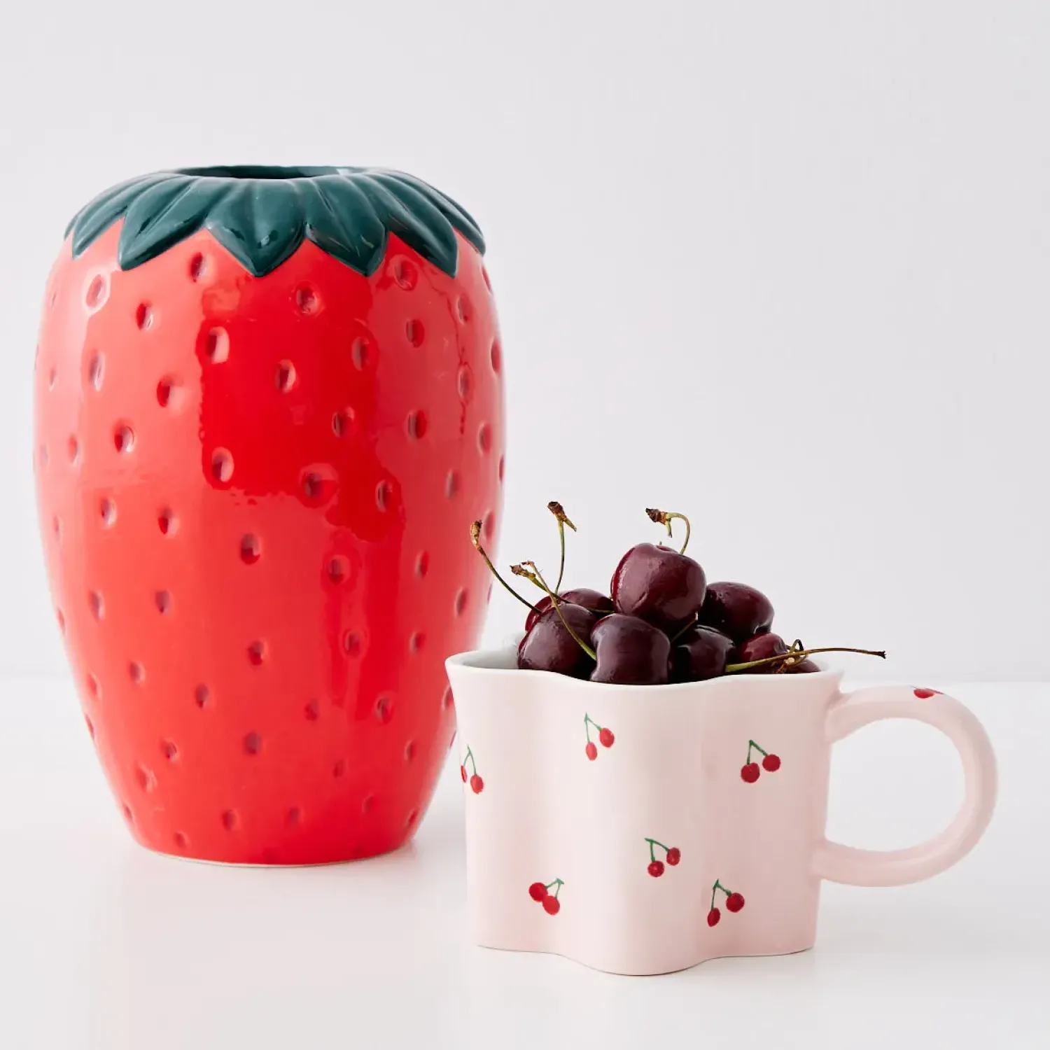 GigiandTom Strawberry Glazed Ceramic Vase* Vases