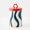 GigiandTom Whorl Kitchen Ceramic Canister Tall* Kitchen Accessories
