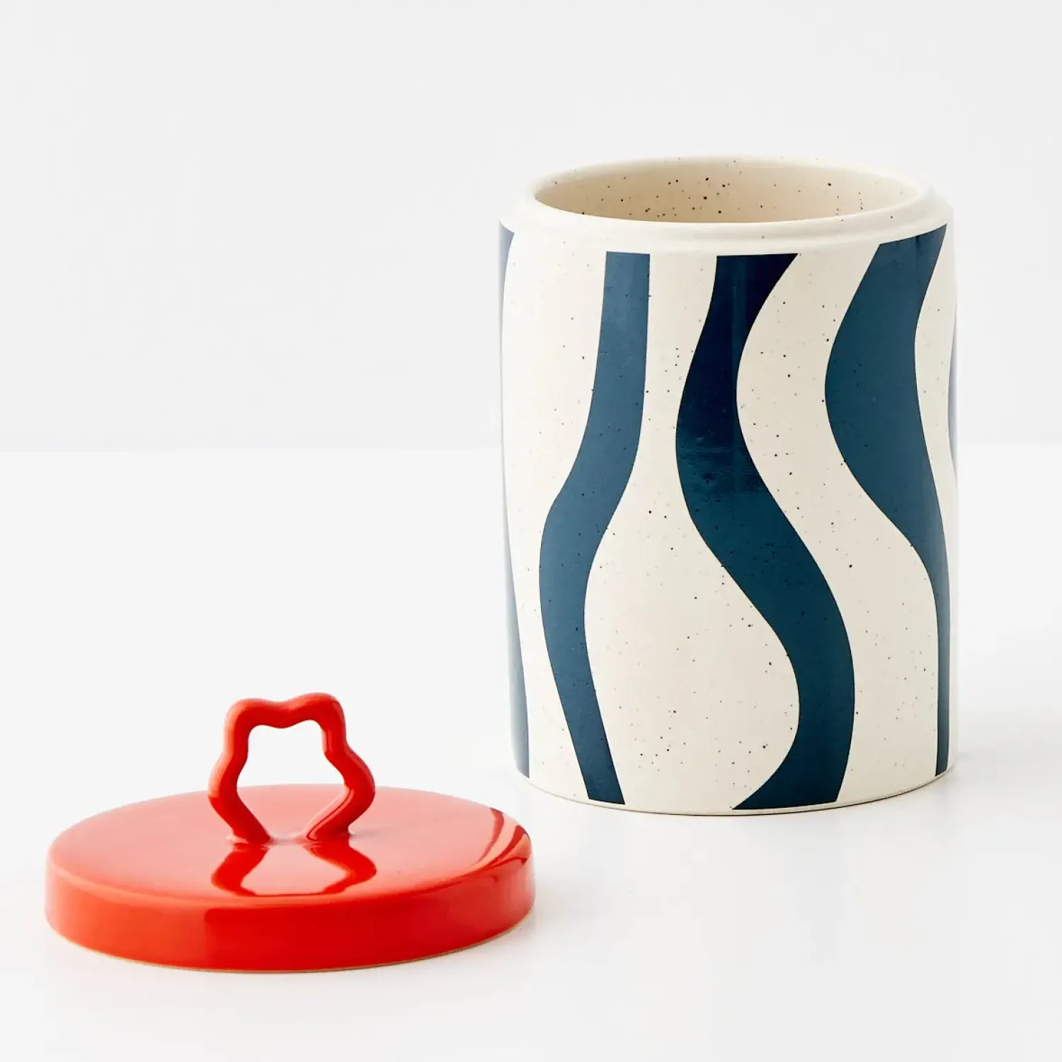 GigiandTom Whorl Kitchen Ceramic Canister Tall* Kitchen Accessories