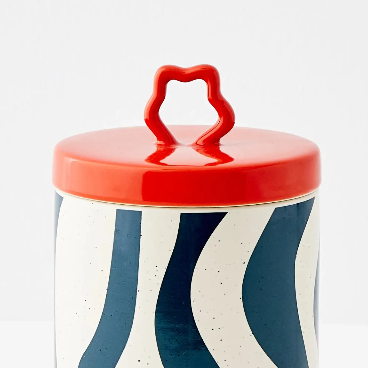GigiandTom Whorl Kitchen Ceramic Canister Tall* Kitchen Accessories